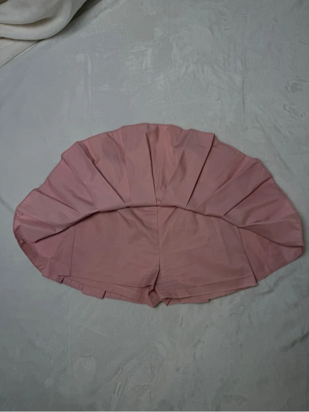 Amanda Uprichard Blush Pink Pleated Dixon Skirt/Skort - Picture 4 of 7